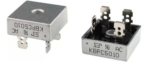 Imagen 2 de 3 de Puente De Diodos Rectificador 50a 1000v Kbpc5010 Kbpc 5010