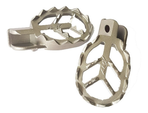Pedaleira Inox Crf 230 Crf250f Xre Xr200 Tornado Lander Amx
