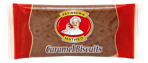 Kit 3 Biscoito Pátisserie Mathéo Caramel Biscuits 150g