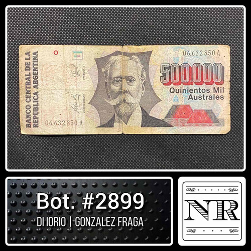 Argentina - 500.000 Austral - Año 1990 - Bot #2899 - D I | F