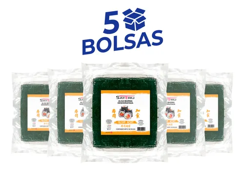 comprar 500 Hojas Alga Nori Deshidratada Tostada Para Sushi ¡promo!