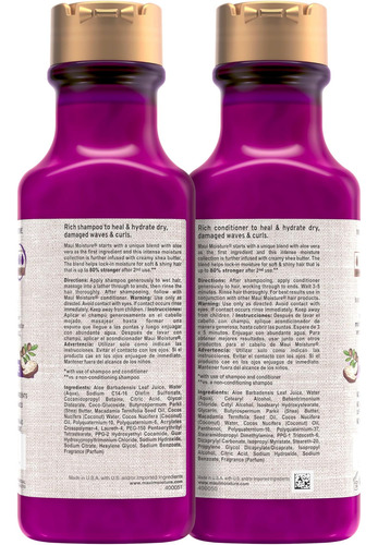 Maui Moisture Heal & Hydrate + Champú De Manteca De Karité +