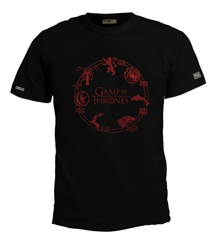 Camiseta 2xl - 3xl Game Of Thrones Casas Juego Tronos Zxb