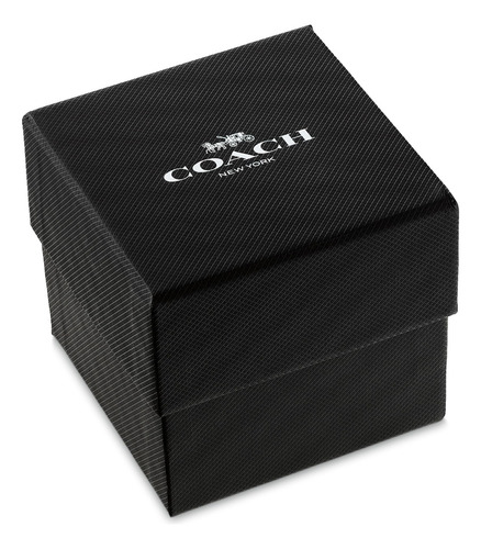 Coach Elliot: Reloj Clásico De Hombre, Acero, Negro