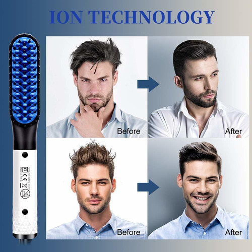 Plancha De Barba Peine Eléctrico Caliente Peine Rápido Calor
