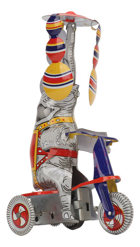 Lata De Juguete Con Forma De Elefante En Triciclo, Diseño Re