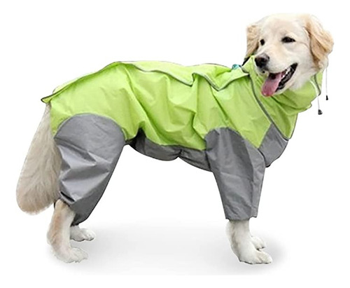 Impermeable Para Perros, Poncho Para Perros Con Capucha, Ver