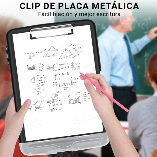Portapapeles Papeleta Almacena Papele Tabla Clip Carta