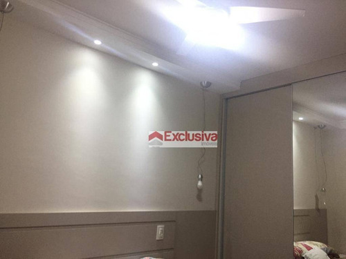 Apartamento Com 3 Dormitórios À Venda, 69 M² Por R$ 450.000,00 - Morumbi - Paulínia/sp - Ap0755