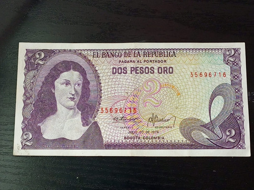 14 Billetes De Dos Pesos Oro Colombianos