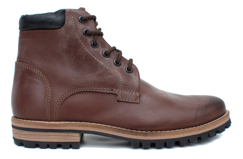 Borcego Bota De Cuero Hombre Borcegui Oldbike