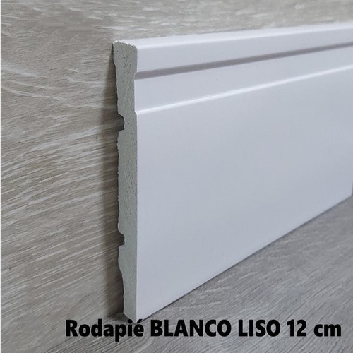 Rodapié Blanco Liso Ext 8x2.40x13