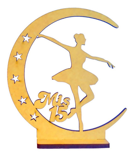 15 Centros De Mesa Luna Bailarina Ballet 15 Años Oferta !