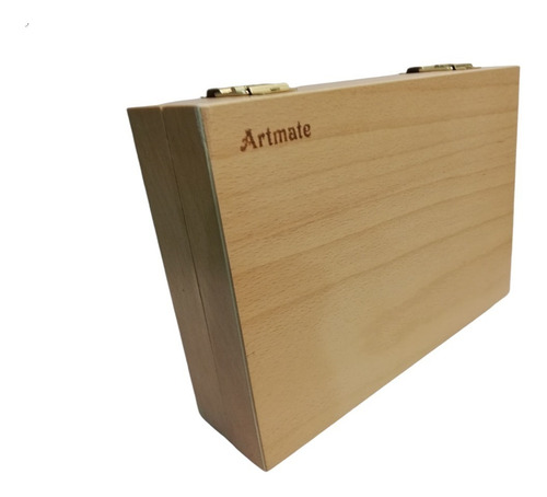 Imagen 2 de 8 de Caja Profesional De Madera Para Pintor 23x16.5x6.5cm Artmate