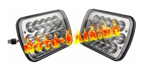 Para Toyota Pickup 7  X6  Faros Led Blancos Faroles De Haz S