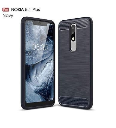 Funda Tpu Nokia 5.1 Plus Original Fibra De Carbono Excelente