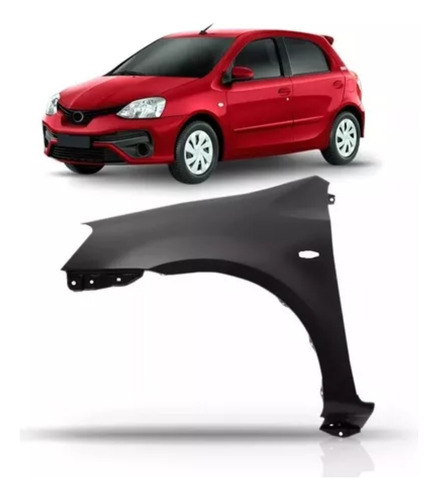 Paralama Etios C/furo 12 13 14 15 16 17 18 19 20 21 Esquerdo
