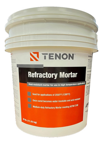 - Mortero Refractario Mezcla De Alta Temperatura Ch...