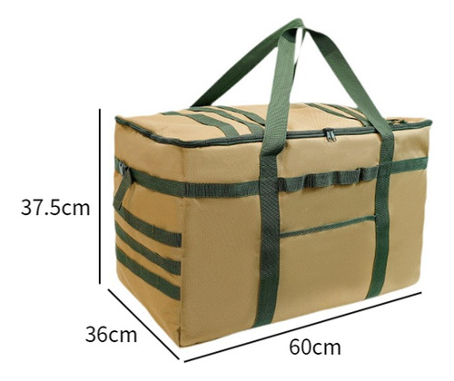 Bolsa De Utensilios De Cocina Para Acampar, Bolsa 81l Caqui