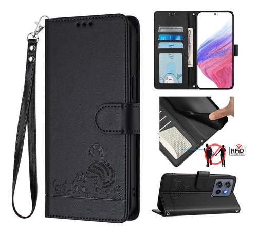 Funda De Piel Tipo Cartera Para Realme C75 C67 C65 C63 C61 C55 C53 C51 C33 C30