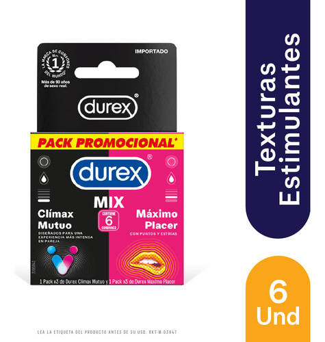 Oferta Durex Mix Pack X 6und