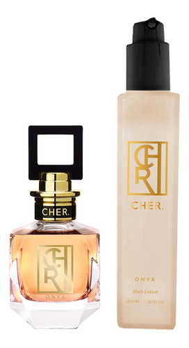 Set Perfume Mujer Cher Onyx 50 Ml + Crema Corporal