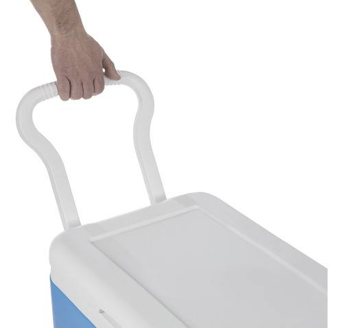 Heladera Conservadora Philco 45 L Con Ruedas Y Manija Transportadora Azul
