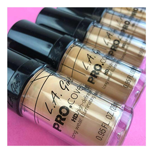 L.a. Girl Pro Coverage Liquid Foundation, Beige, 0.95 Fluid