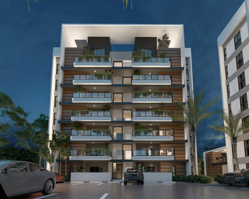 Imagen 2 de 7 de Apartamento De Dos Habitaciones En Residencial Com Piscina, Casa Club, Gimnasio (eaa-011 A)
