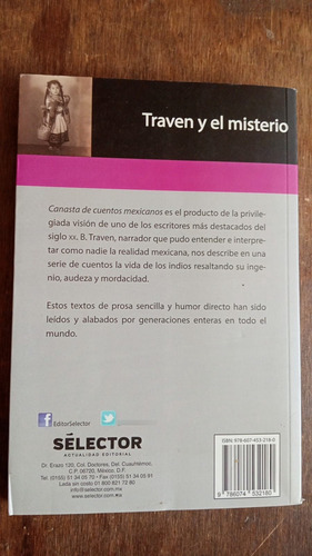 Canasta De Cuentos Mexicanos Bruno Traven Selector Editorial (Usado)