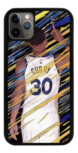 Funda Uso Rudo Tpu Para iPhone Nba Stephen Curry Basquet 04