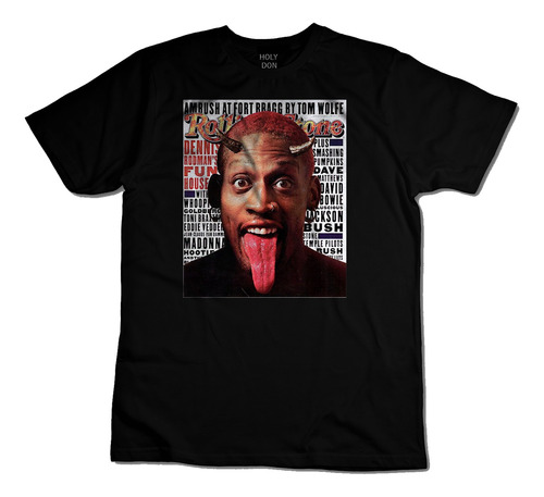 Playera Negra Dennis Rodman 3