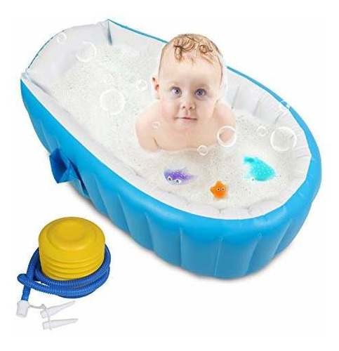 Bañera Inflable Para Bebé, Flymei Portátil Infantil Infantil