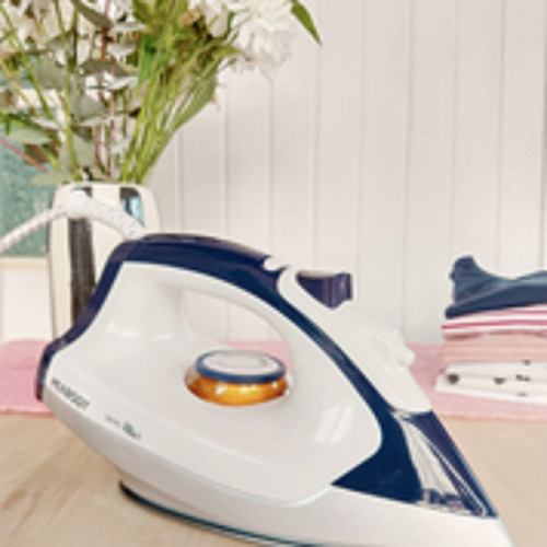 Plancha En Seco Peabody Pe-ps20 Base Antiadherente 1300w Color Blanco