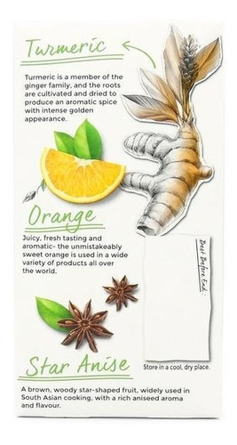 Té De Hierbas 20 Bolsitas Twinings Cúrcuma Naranja Anís