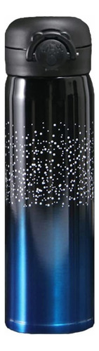 Termo Vaso Para Bebidas Starry Sky Acero Inox Doble Pared Color Azul