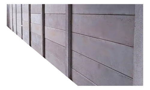 Placa Hormigón Muro Prefabricado Liso 2m X 33cm Cerco Kilemy