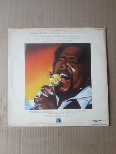Lp Barry White - I Love To Sing The Songs I Sing 1979 (Usado)