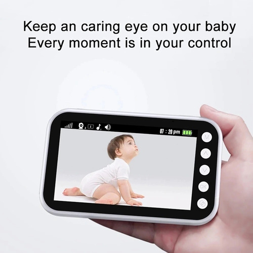 Cámara Baby Monitor Bebes Micrófono Visión Nocturna Abm100s
