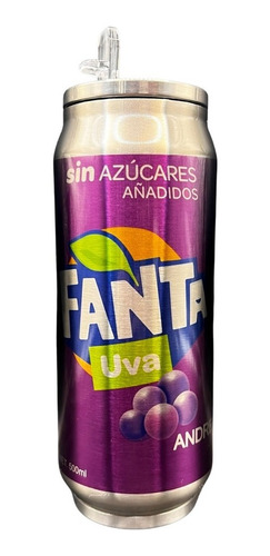 Termo Lata Acero Inoxidable Diseño Fanta  