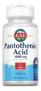 Kal | Pantothenic Acid | 1000mg | 50 Tablets