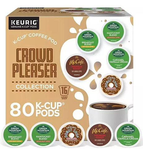 Cafe Keurig Crowd Pleaser Variety Pack Collection ( 80 )