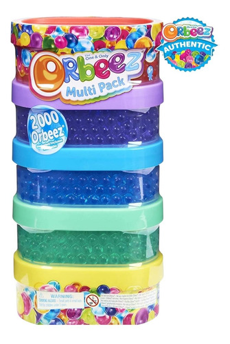 Orbeez 2000 Bolitas De Gel En 5 Contenedores De Colores Multicolor