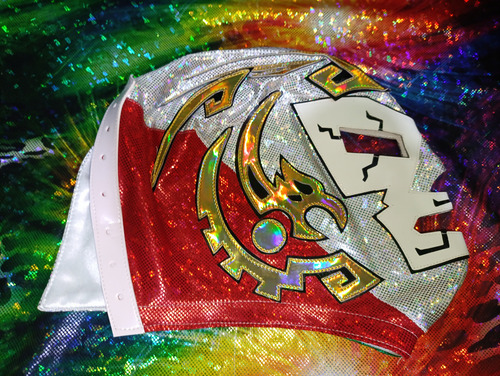 Mascara Galeno Jr Luchador Semiprofesional Tricolor