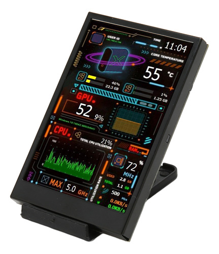 Monitor De Computadora Temp 3.5 Pulgadas Ips Dual Usb C, Edi