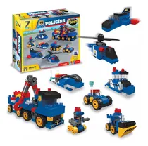 Comprar Rasti Policias 7 En 1 Multimodelos 156 Pz Rasti Casa Valente