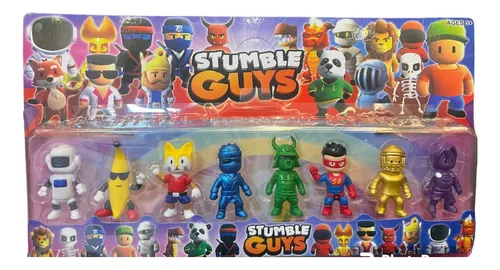 Kit 8 Bonecos Colecionáveis Stumble Guys