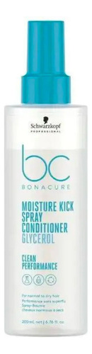 Condicionador Spray Moisture Kick Bc Clean Schwarzkopf 200ml