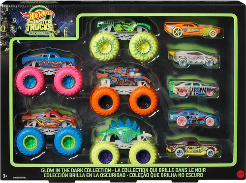 Hot Wheels Monster Trucks  Caja De 10 Autos