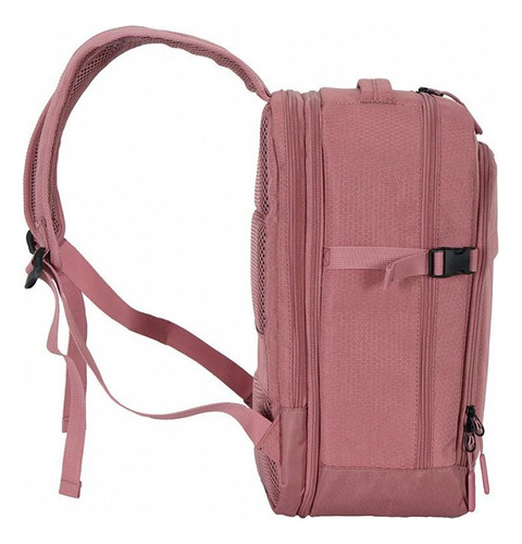 Mochila Elf Portanotebook Reforzada Rosa Liso